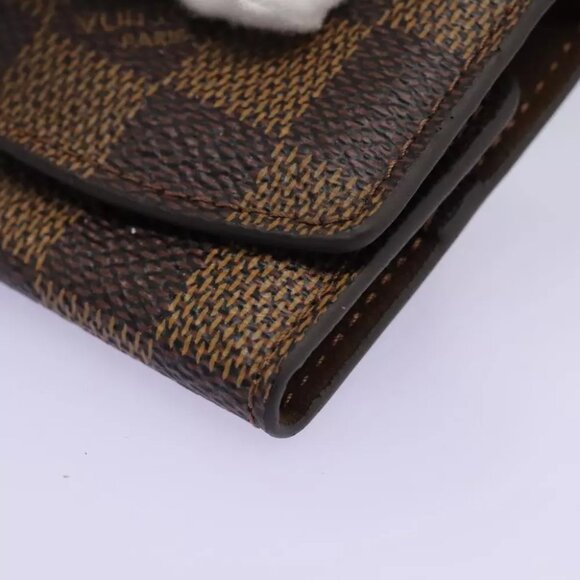 LOUIS VUITTON Damier Ebene Cuffs Cuff Case LV Auth 114634 - Picture 12 of 16